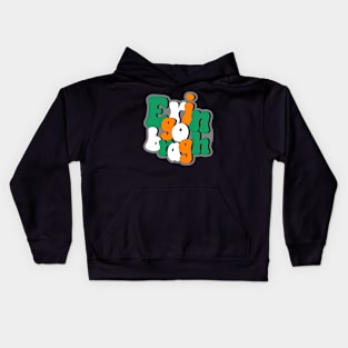 Erin Go Bragh Retro Kids Hoodie